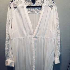 White Lace Blouse
